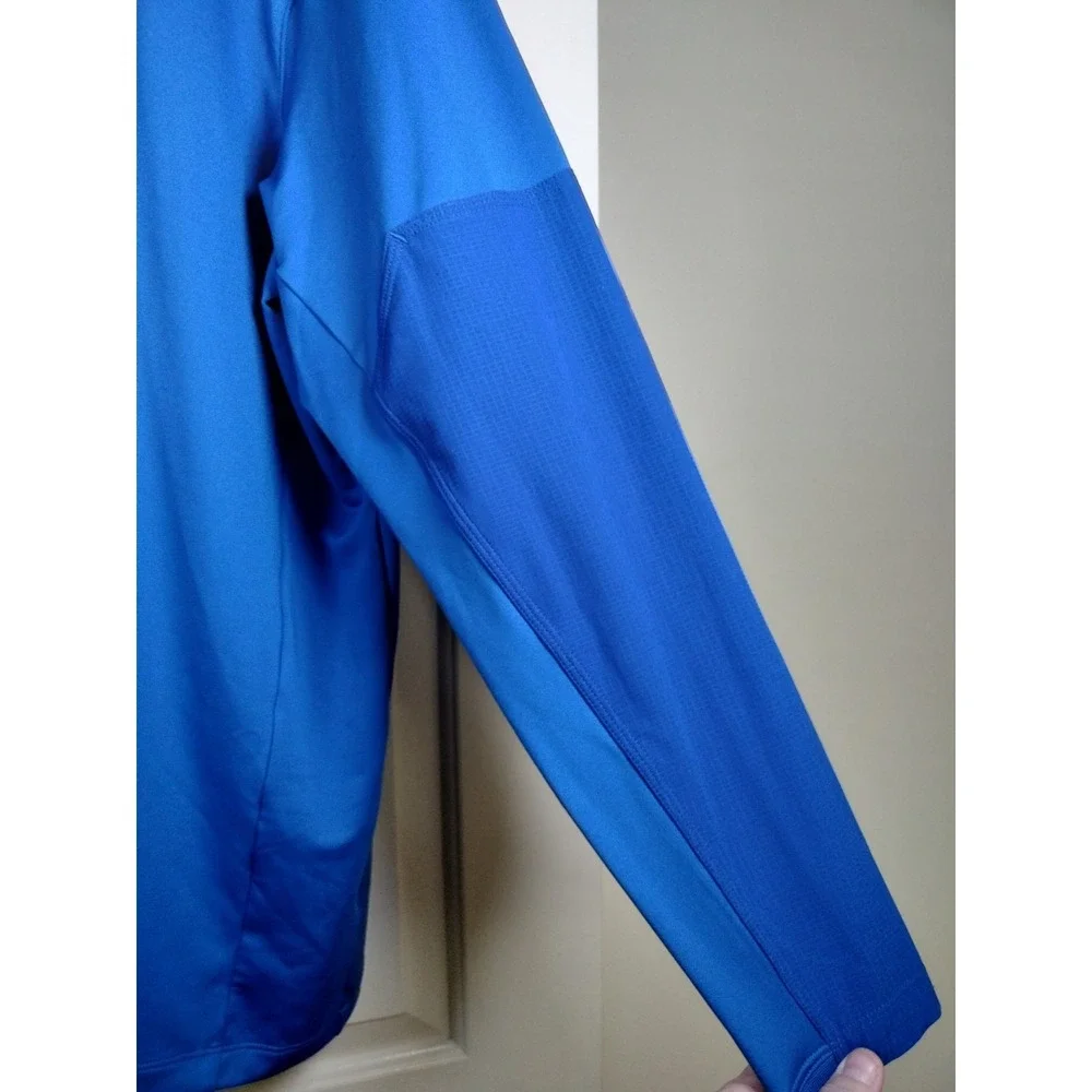 Nike Dri-Fit Women's Quarter Zip Pullover Blue Size 3XL NWT Performance Top